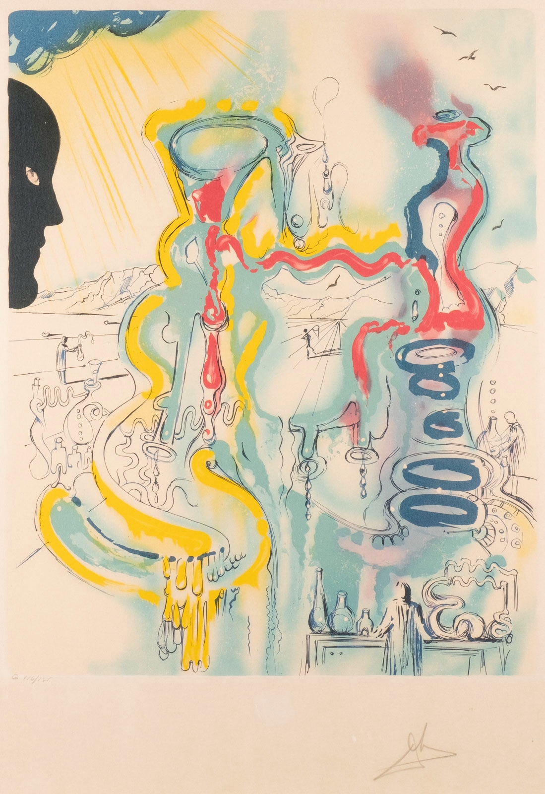 THE CHEMIST by Salvador Dalí, 1979/80