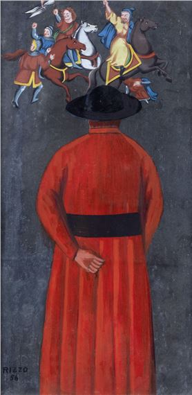 Red priest by Pippo Rizzo, 1956