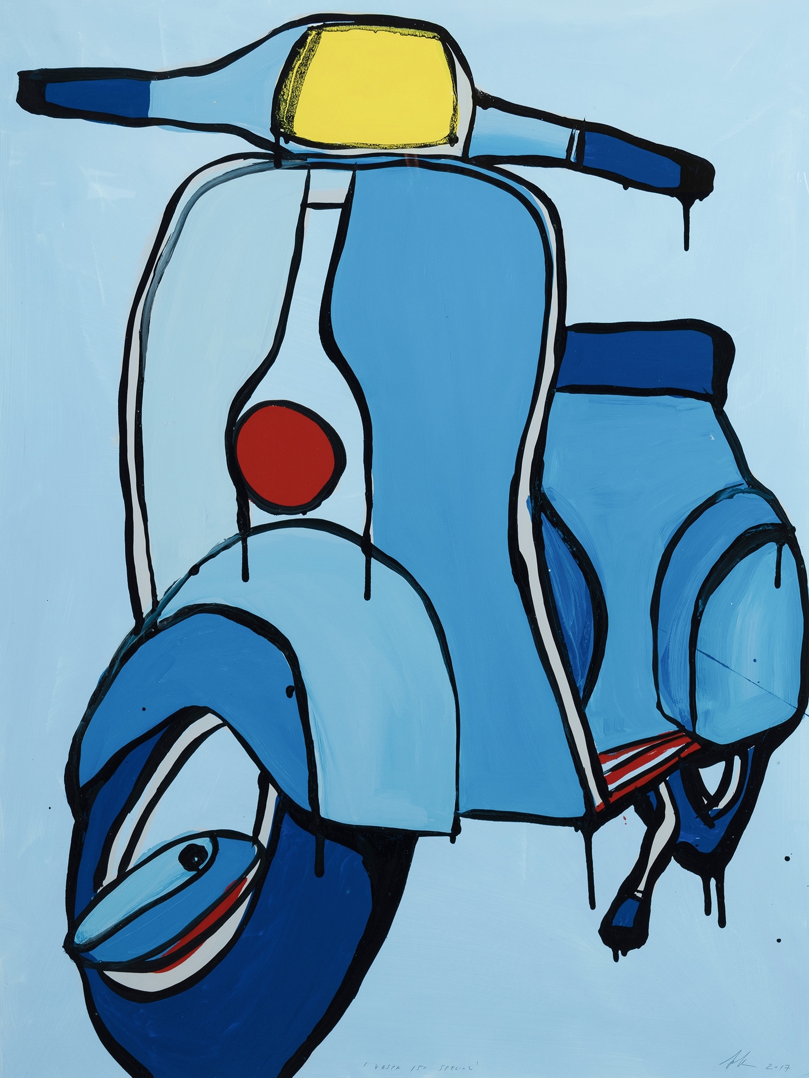 Jasper Knight Vespa 150 Special (2017) MutualArt