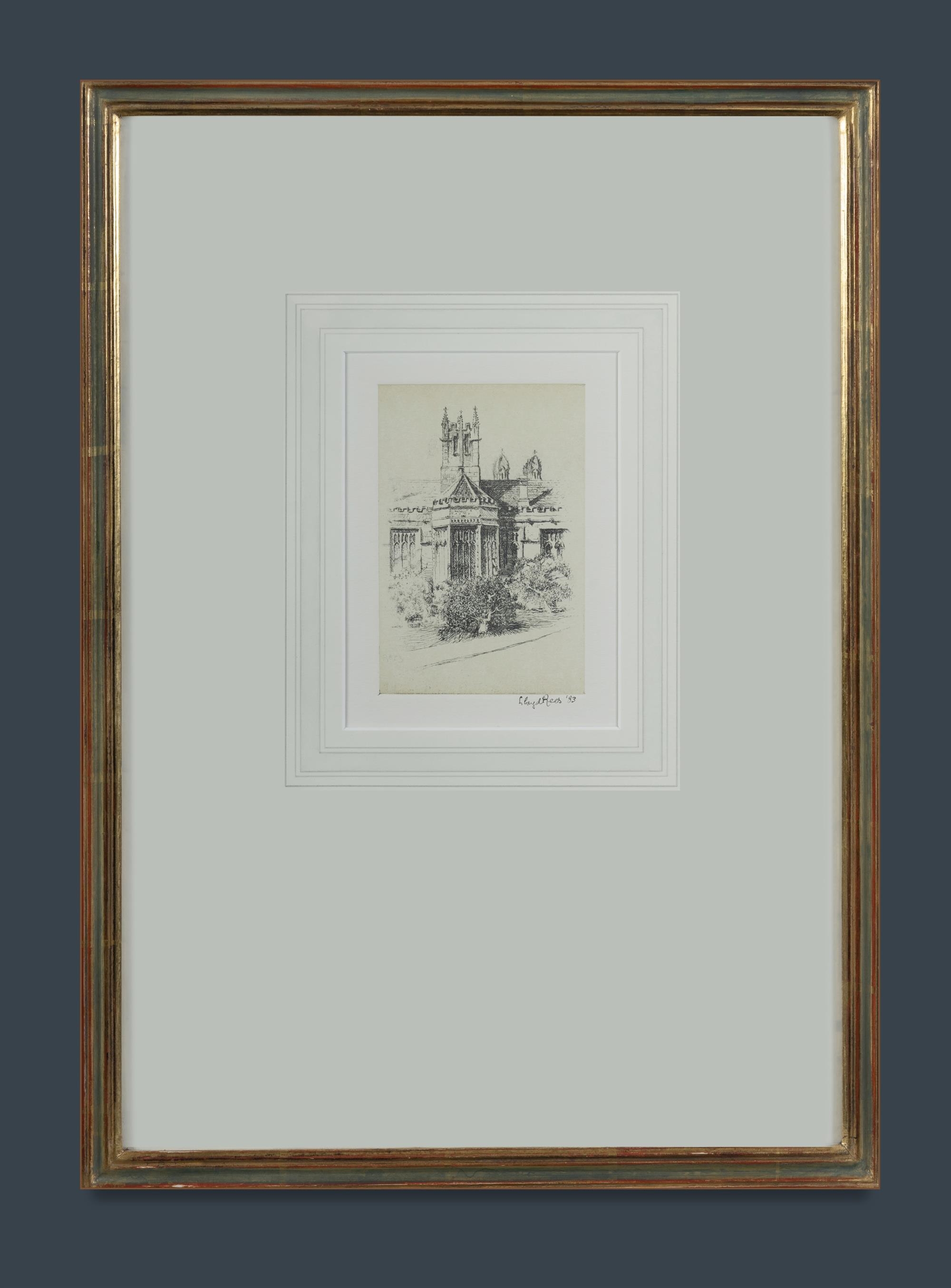 Artwork by Lloyd Rees, Old Medical School, University of Sydney, 1922, Made of Etching