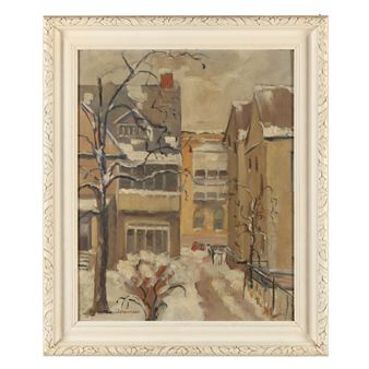 Snowy Street Scene - Annabelle Johannsen