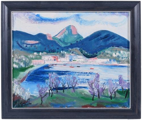 Artwork by Manuel Capdevila Massana, PORT D'ANDRAITX, Made of Oil on canvas