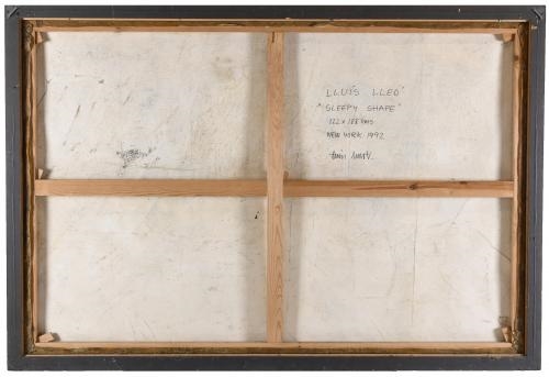 Artwork by Lluis Lleó, SLEEPY SHAPE, Made of Mixed media on canvas
