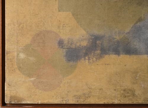Artwork by Lluis Lleó, SLEEPY SHAPE, Made of Mixed media on canvas