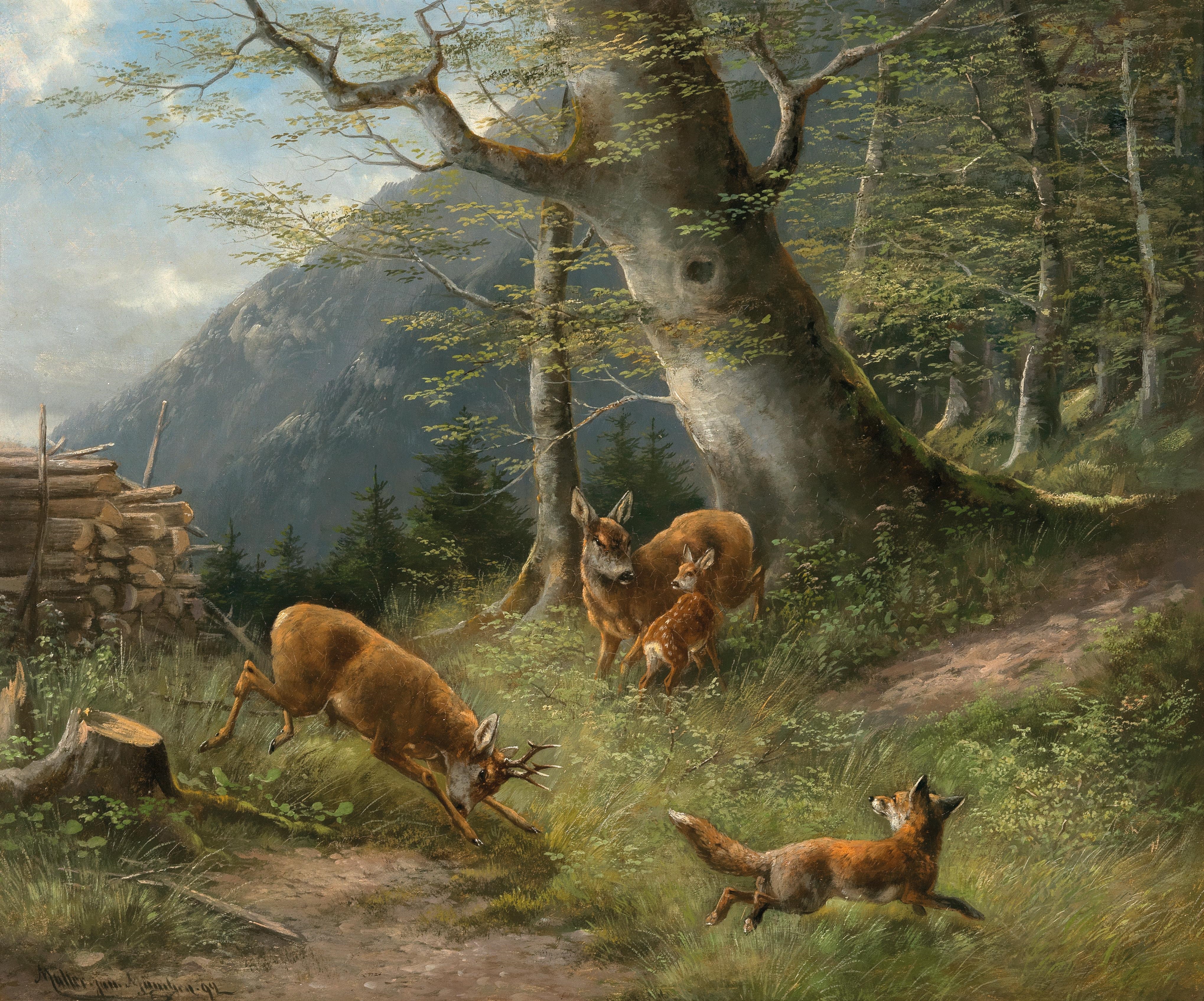 Moritz Muller | Ein verjagter Räuber | MutualArt