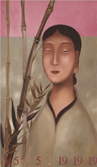 Feeling Joyful for the Arrival of Yong Tong by Li Shuang, Painted in 2006