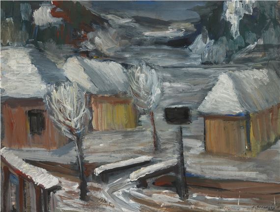 Ferdinand Stransky | Winterlandschaft (1904) | MutualArt