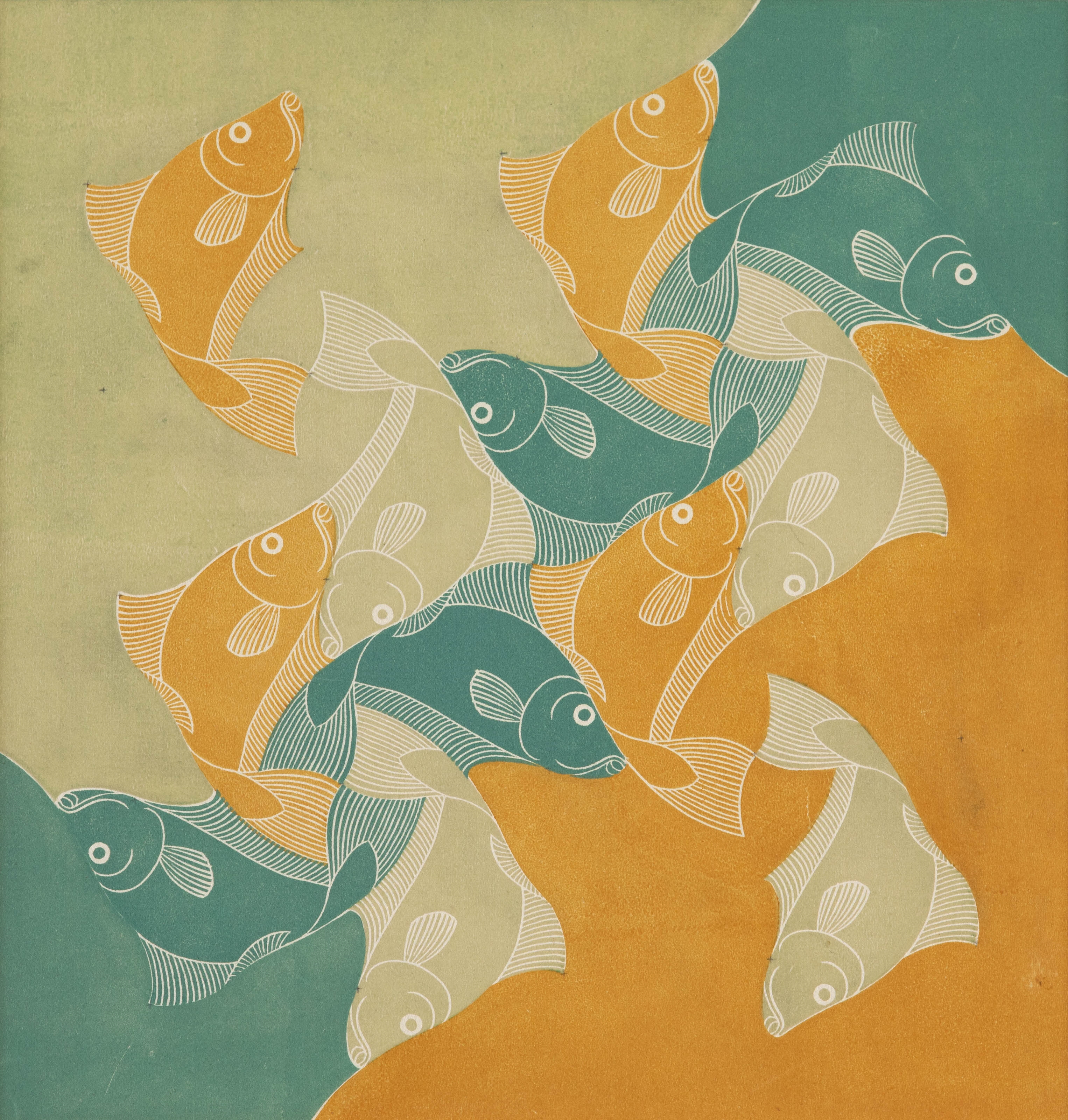 Maurits Cornelis Escher | Fish | MutualArt