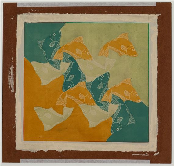 Maurits Cornelis Escher Fish MutualArt