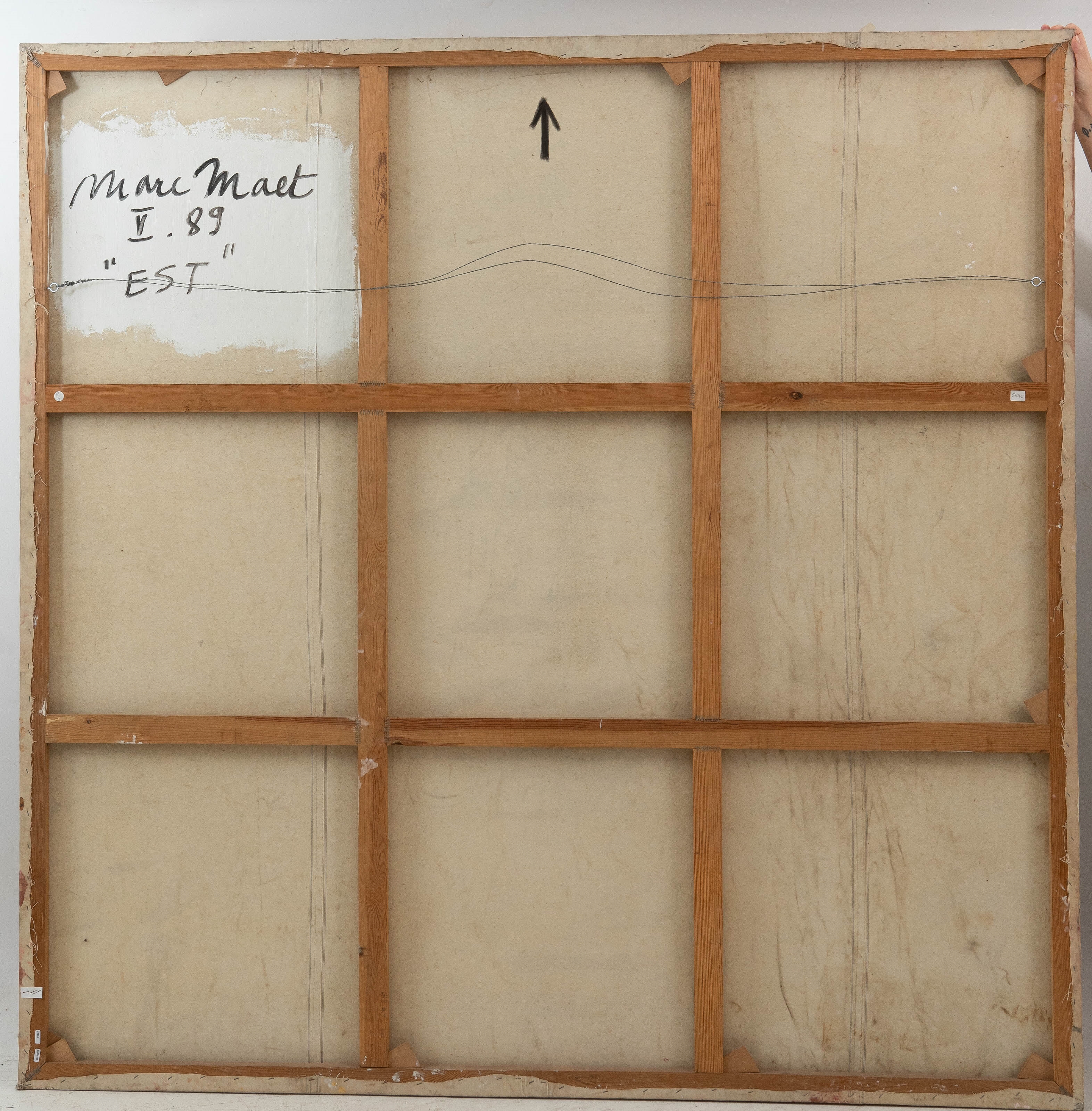 Artwork by Marc Maet, 'Est', 1989, Made of Canvas