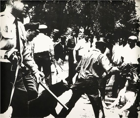 Andy Warhol | 'Birmingham Race Riot', 1963-1964 (1963 - 1964) | MutualArt