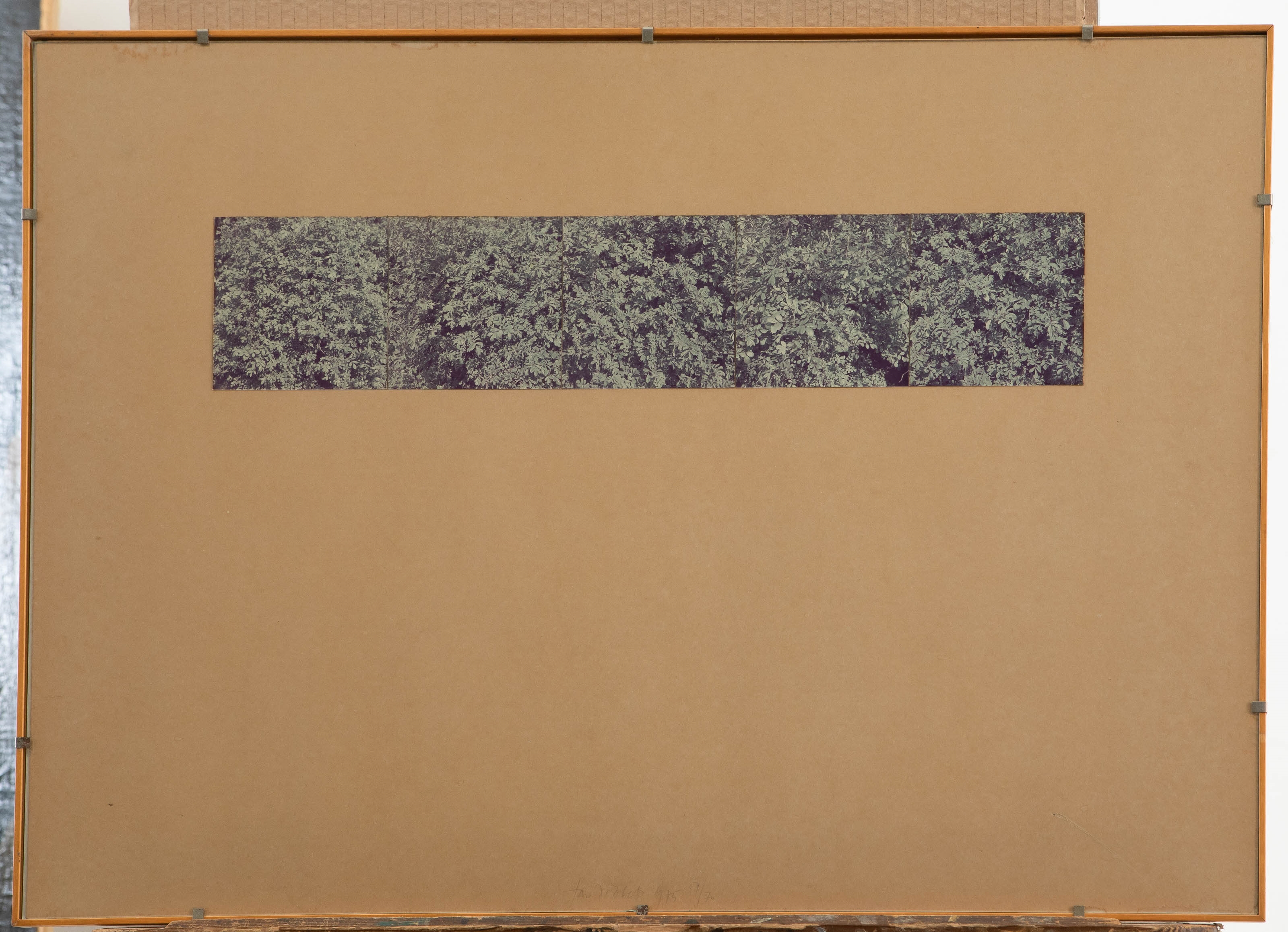 Artwork by Jan Dibbets, Untitled, 1975, Made of Colour photograph
