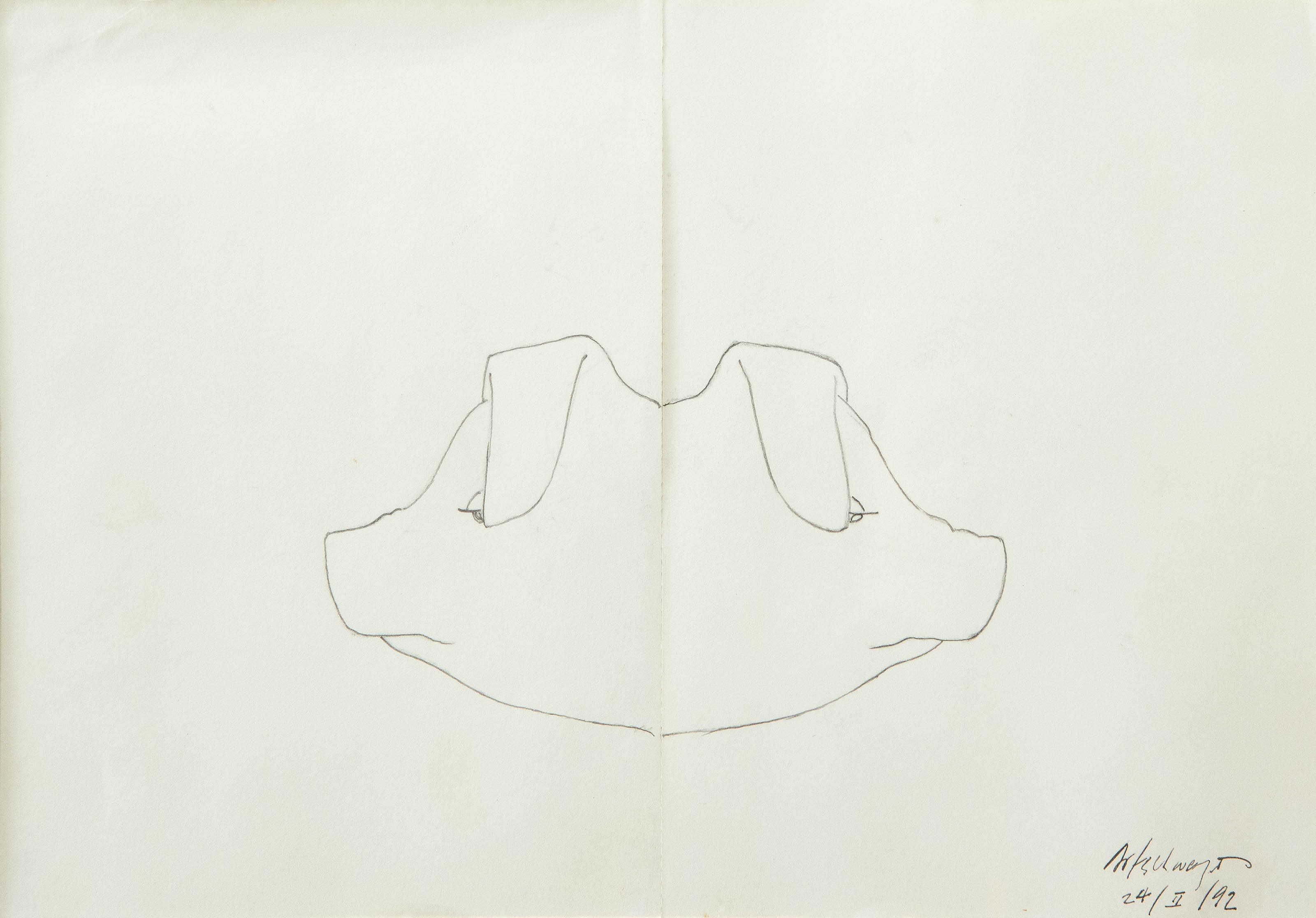 Artwork by Richard Artschwager, Untitled, 1992, Made of Pencil.