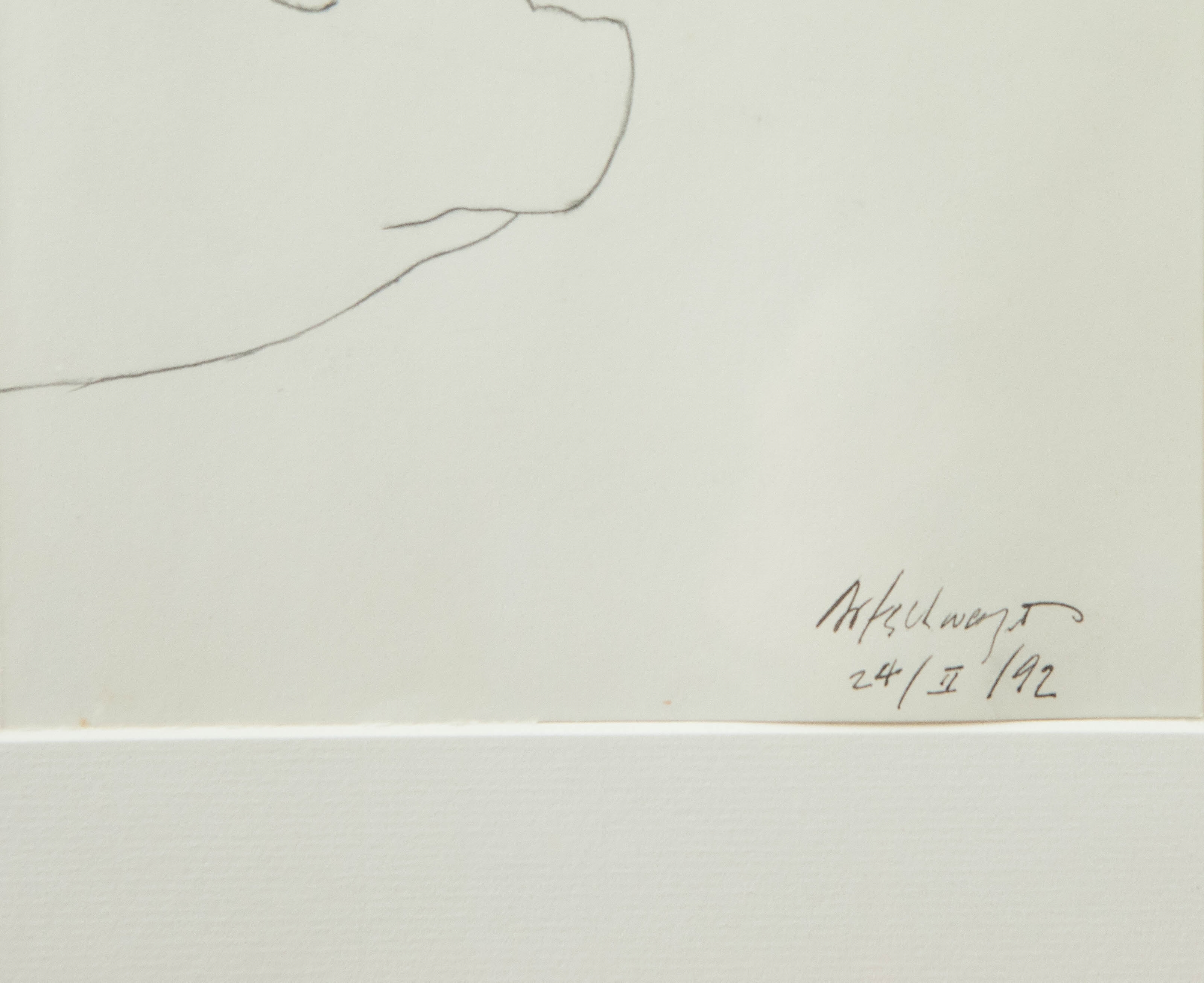 Artwork by Richard Artschwager, Untitled, 1992, Made of Pencil.