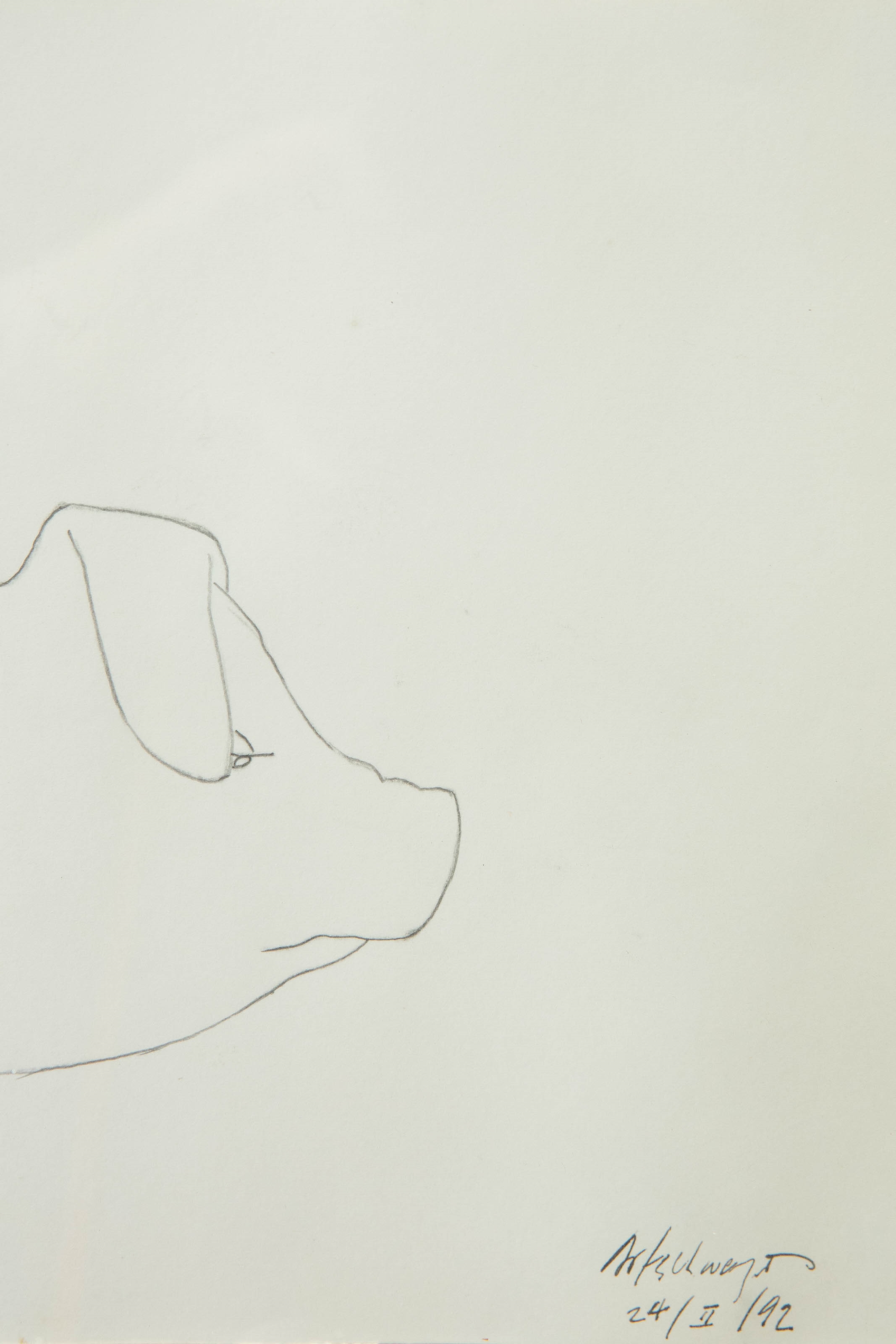 Artwork by Richard Artschwager, Untitled, 1992, Made of Pencil.