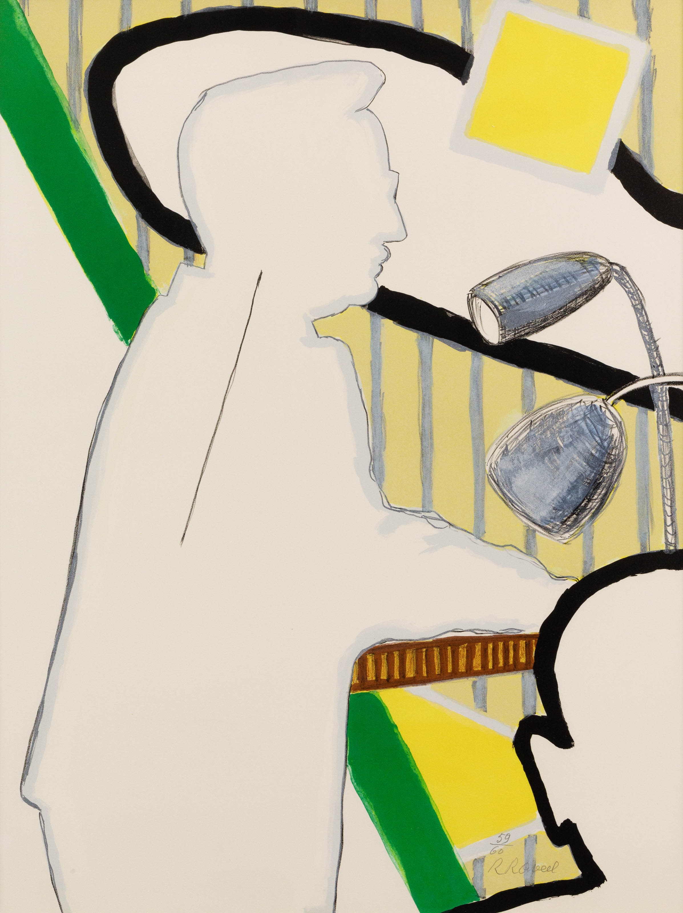 Roger Raveel | 'Hommage aan K (1990) | MutualArt
