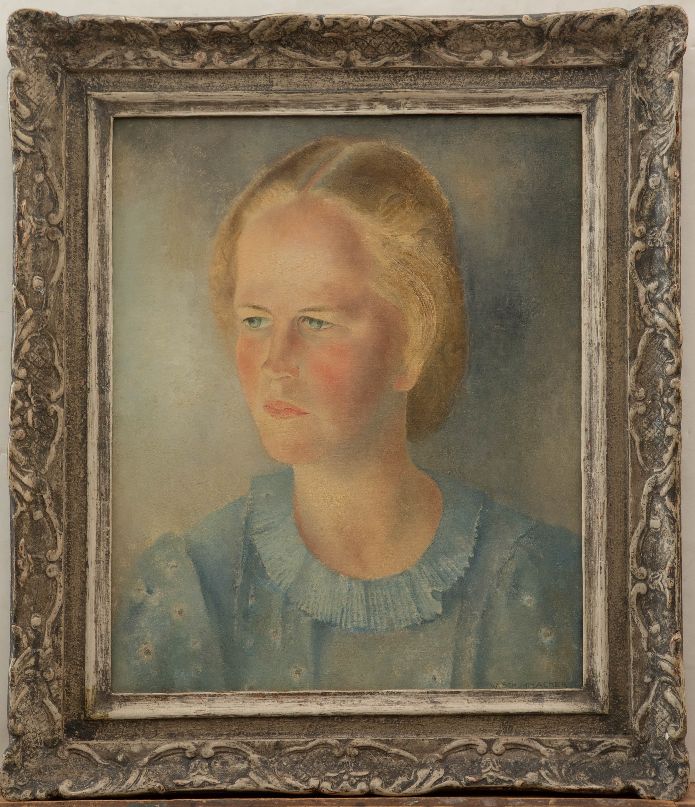 Artwork by Wim Schuhmacher, Young girl, 1935, Made of Canvas