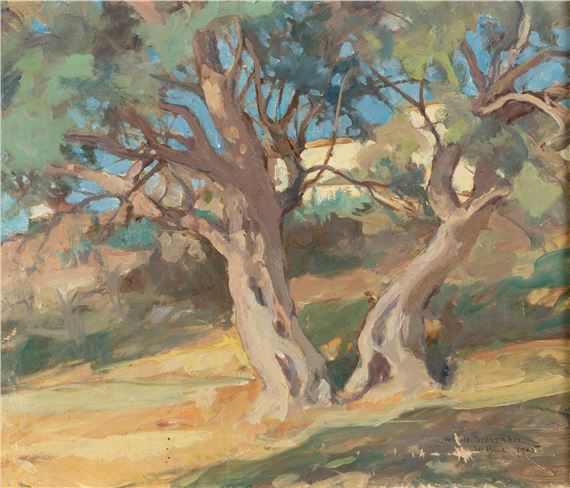 Olive garden by Vilho Sjöström, 1925