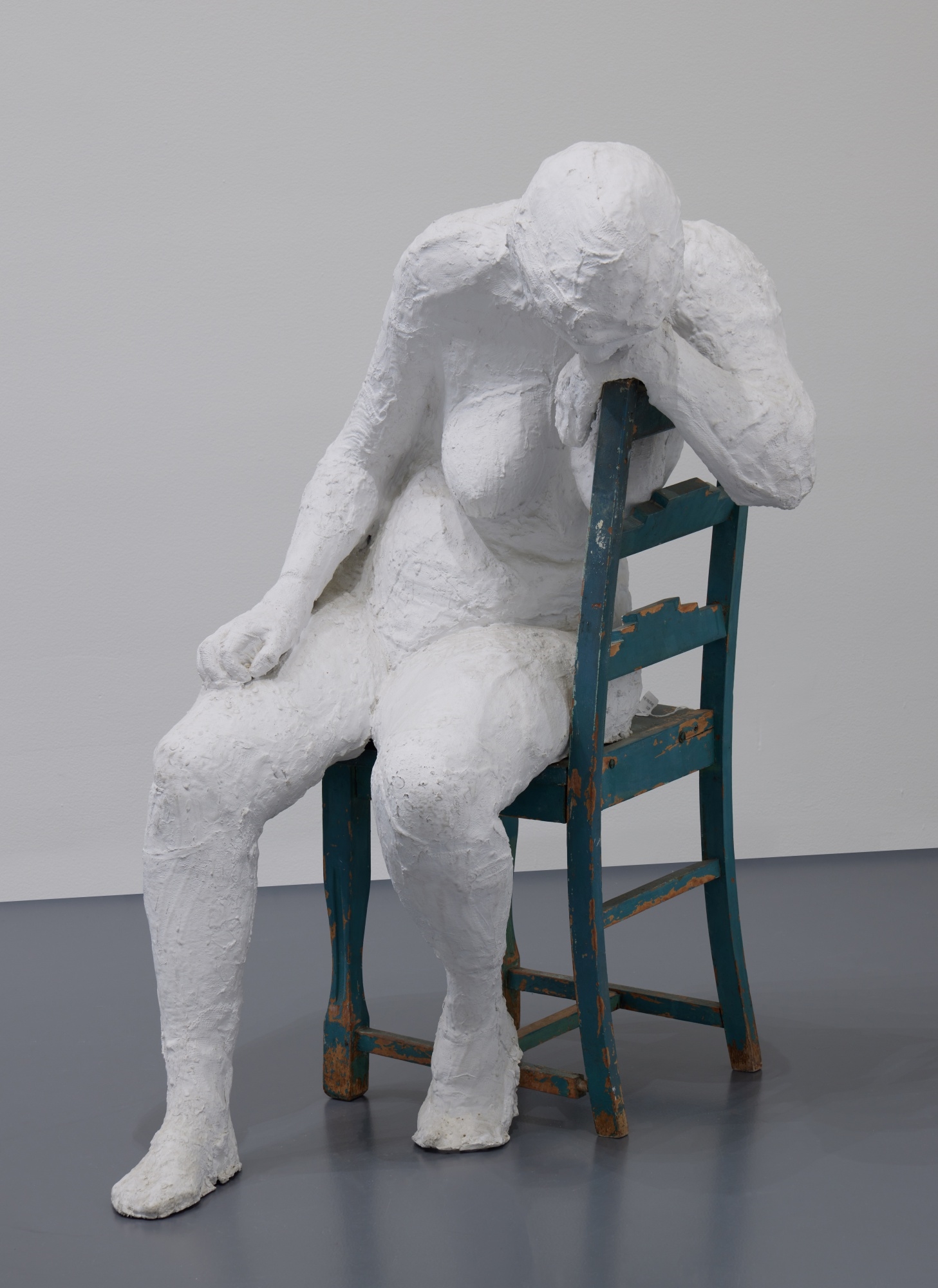 Girl on a Green Kitchen Chair by George Segal, Executed in 1964