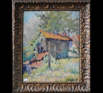 La cabane by Jean Stevan, 1912