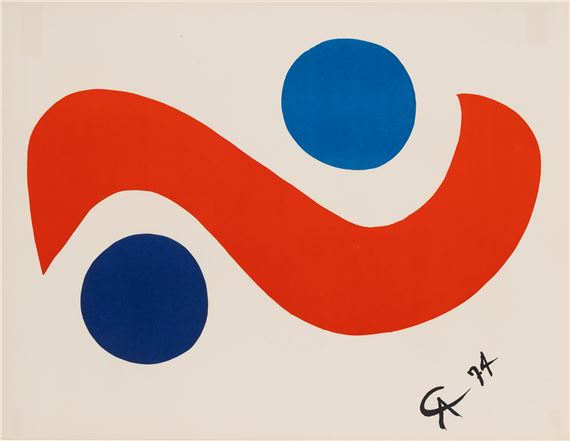 Alexander Calder | FLYING COLORS (1974) | MutualArt