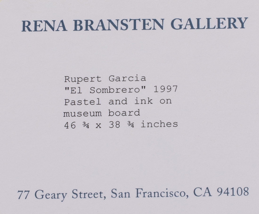 Rupert Garcia El Sombrero (1997) MutualArt