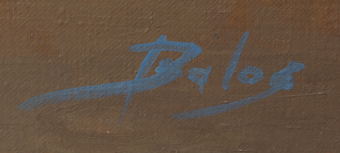 Artwork by Aleksander Balos, Everlasting Spring, Made of oil on linen