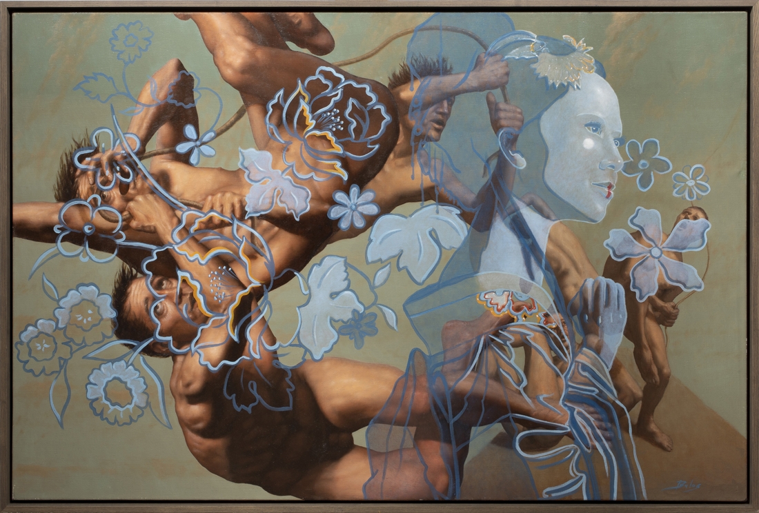 Artwork by Aleksander Balos, Everlasting Spring, Made of oil on linen