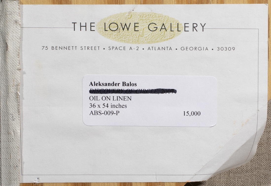 Artwork by Aleksander Balos, Everlasting Spring, Made of oil on linen