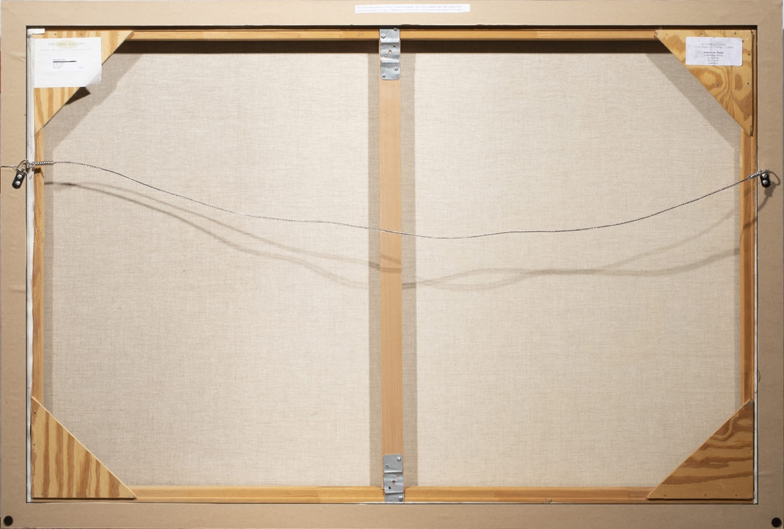 Artwork by Aleksander Balos, Everlasting Spring, Made of oil on linen