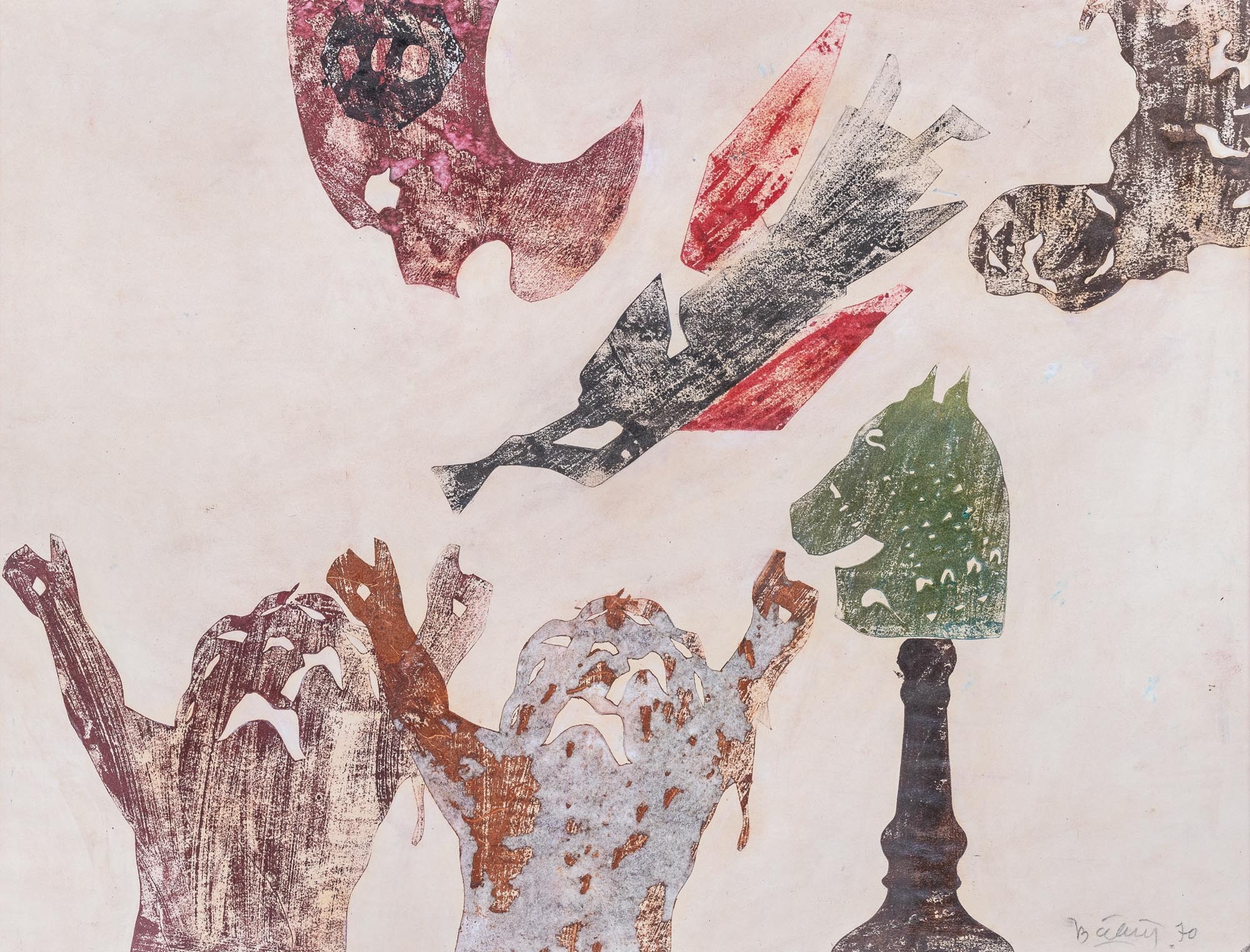 Endre Bálint | Illustration of a tale (1970) | MutualArt