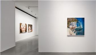 Karin Kneffel: Face of a Woman, Head of a Child - Gagosian, Rome