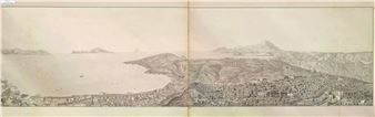 “Panorama de Naples et de ses environs pris depuis le fort de St - Georg Friedrich Heilmann