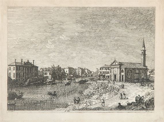 Al Dolo by Canaletto, 1750