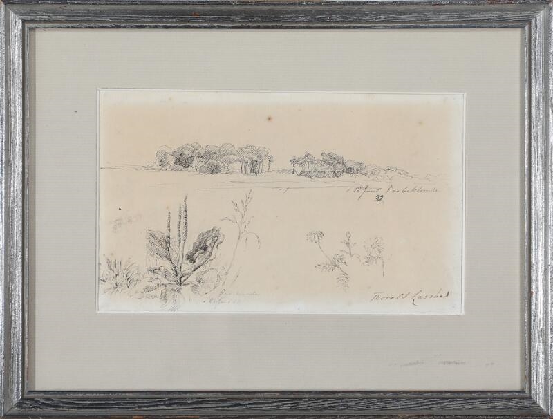 Thorald Laessøe | Two landscapes in one frame (39) | MutualArt