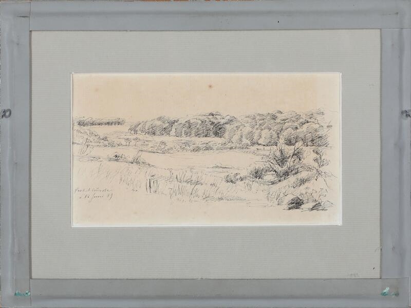 Thorald Laessøe | Two landscapes in one frame (39) | MutualArt