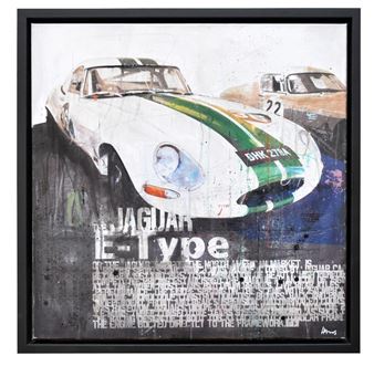 'Jaguar E-Type (White)' - Markus Haub