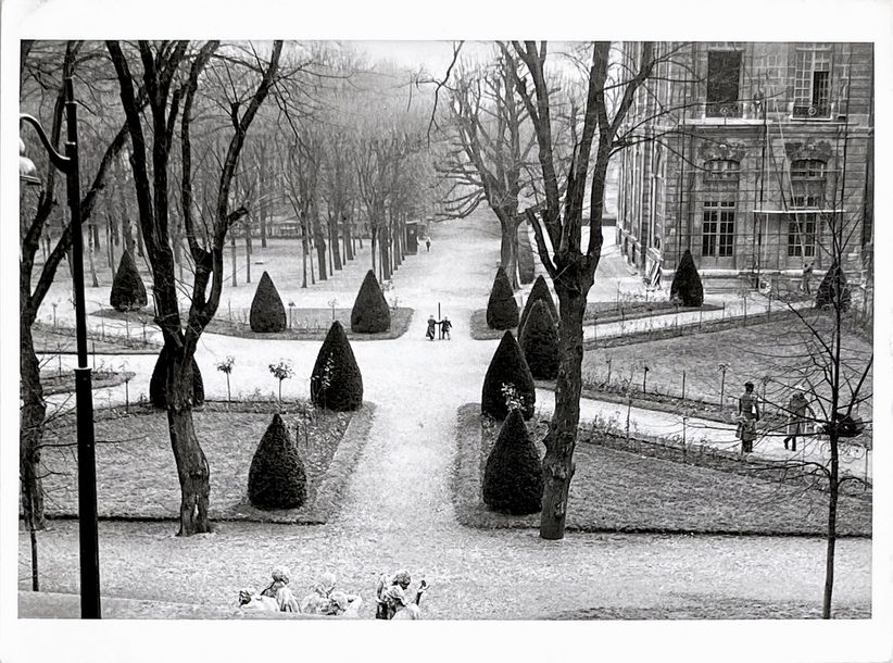 Les jardins du musée Rodin en hiver by Edouard Boubat