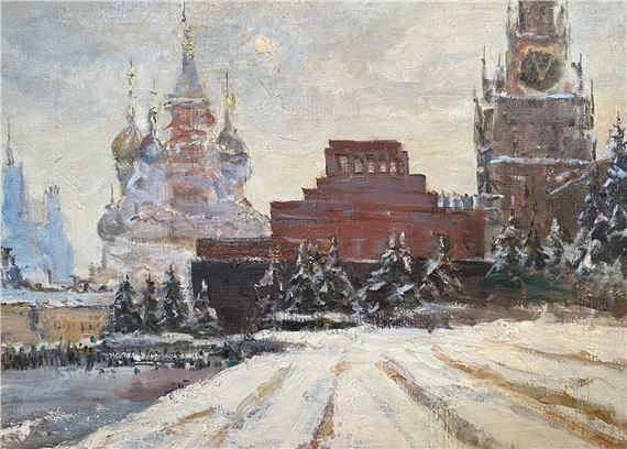 Moscow by Victor Aleksandrovich Ferber, 1960.