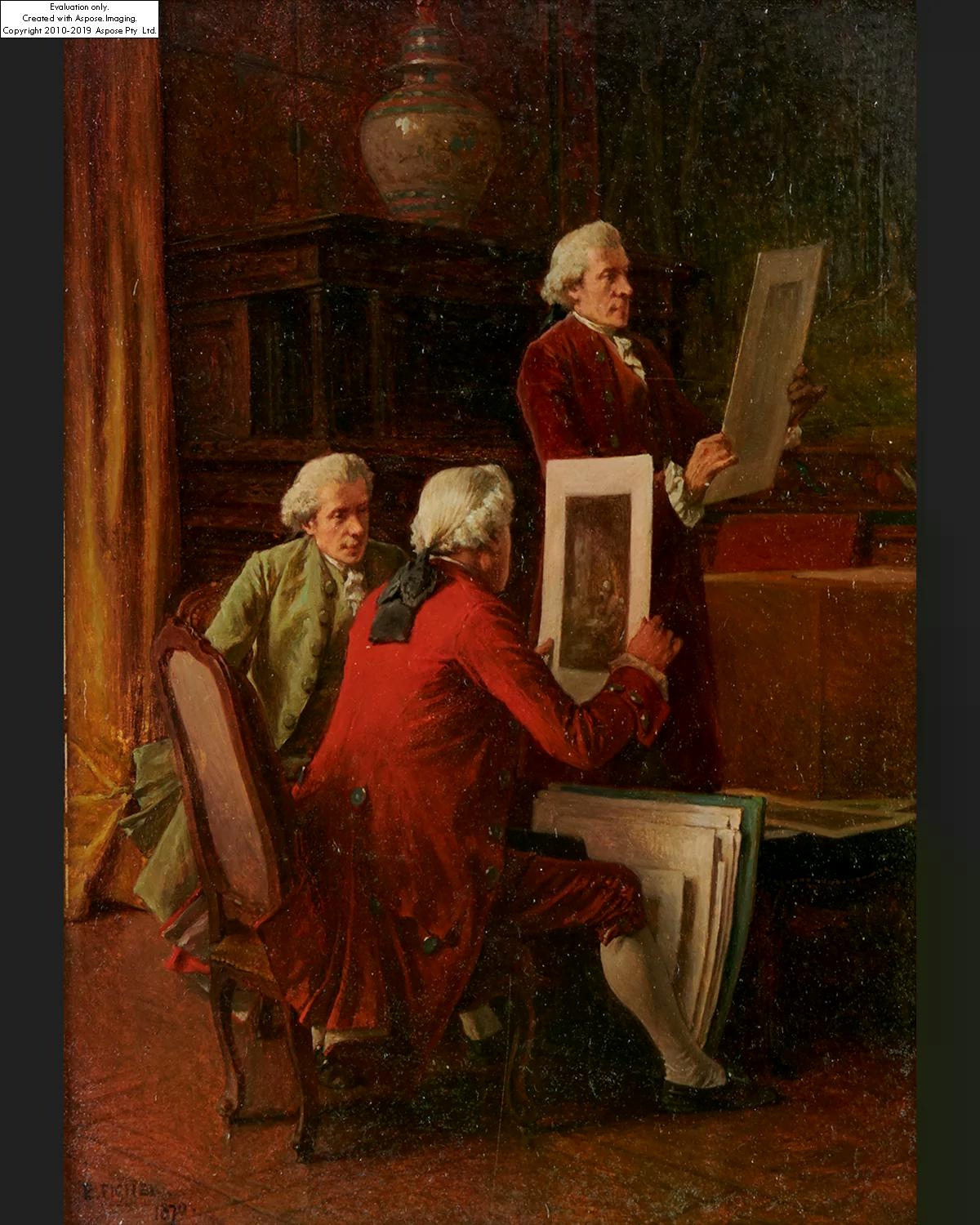 Benjamin Eugène Fichel LES AMOUREUX DE L'ART (1870) MutualArt