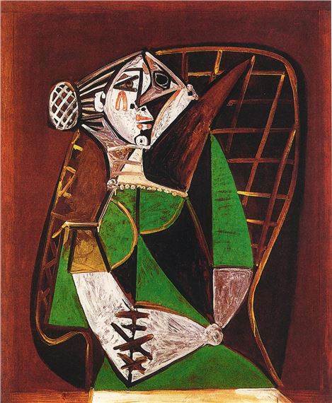 Pablo Picasso | Woman in Green Dress | MutualArt