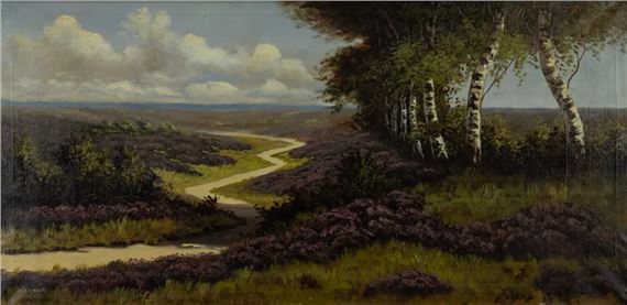 Heidelandschap by Maurits de Groot