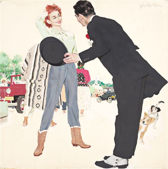 Joseph De Mers | Go West, Young Man. (Circa 1955) | MutualArt