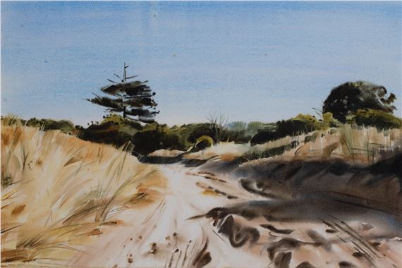 Port Welshpool Sand Dunes 1990 by Margaret Cromb, 1990