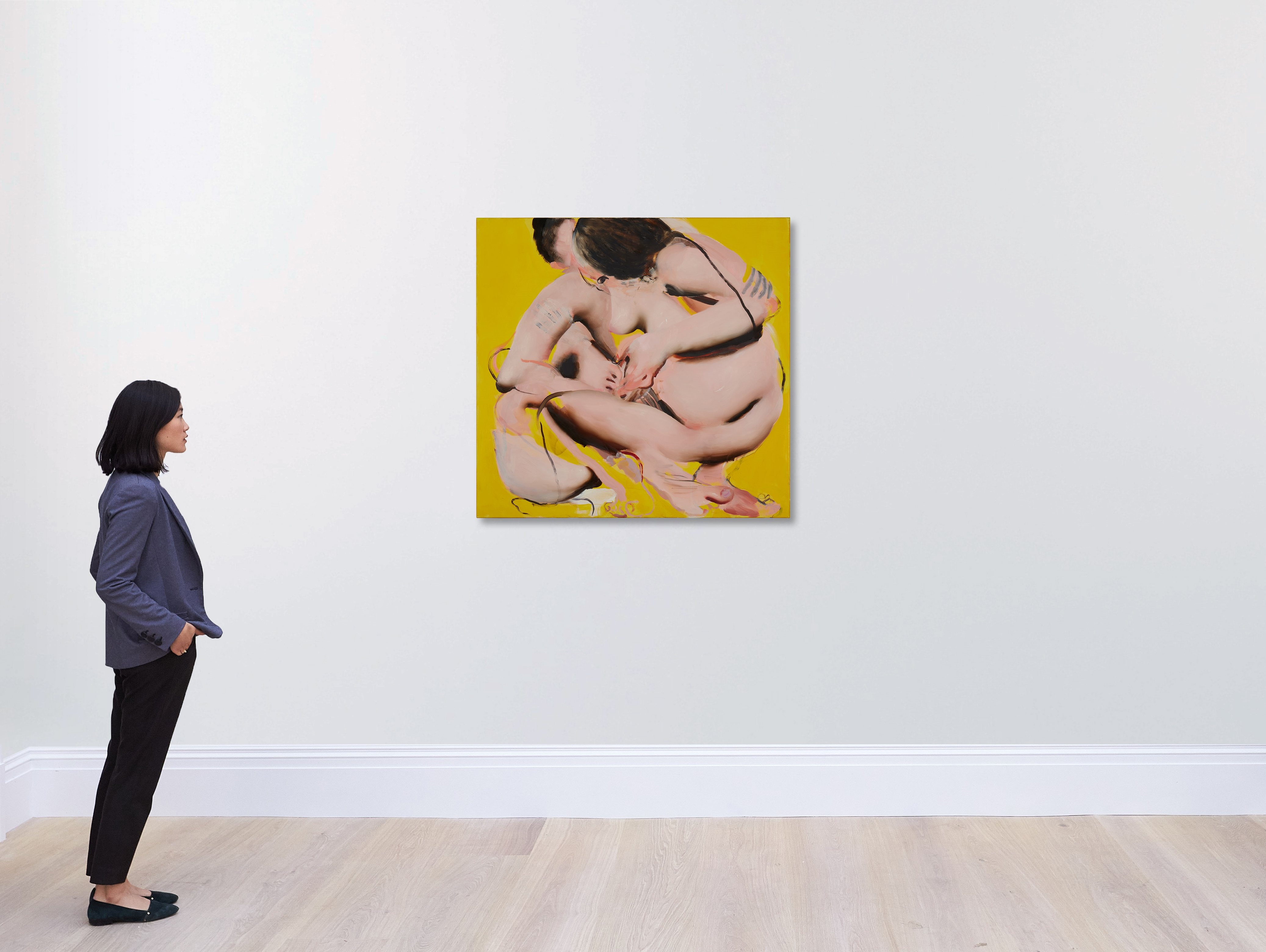 Artwork by Ambera Wellmann, Homologous, Made of pastel on linen