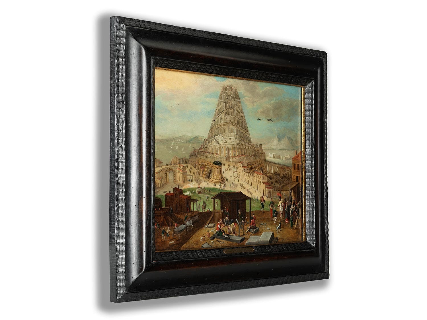 Artwork by Hendrik van Cleve, Der Turmbau zu Babel, Made of Oil on panel
