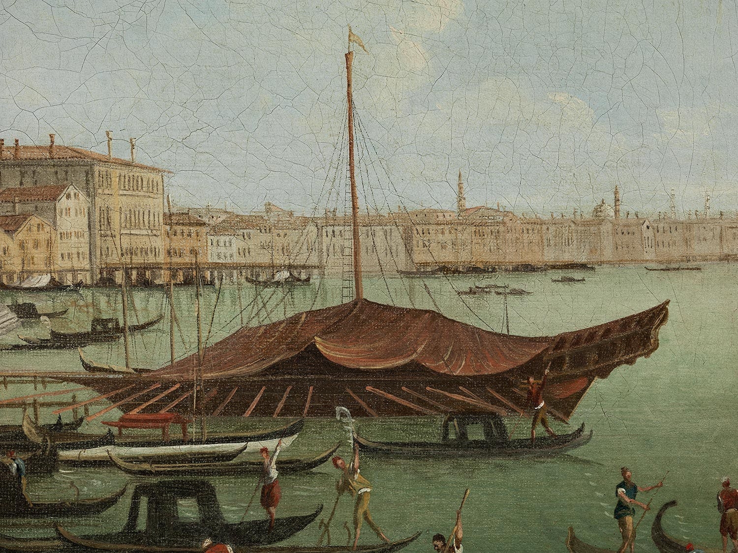 Vincenzo Chilone Vedute mit Blick auf den Dogenpalast (1758) MutualArt