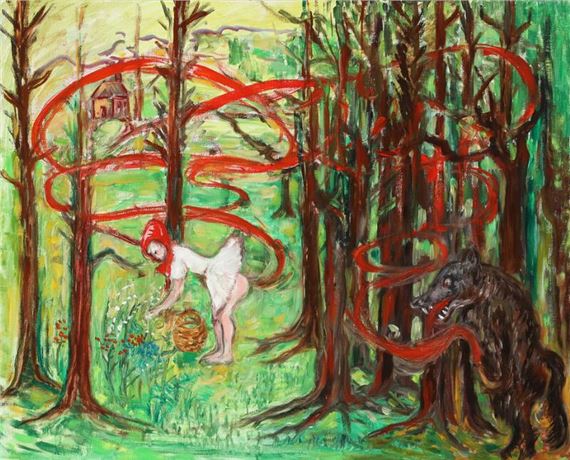 Rødhætte og den Stygge Ulv by Ursula Klara Reuter Christiansen, 1981