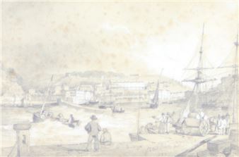 Torquay from the Pier - L. E Reed