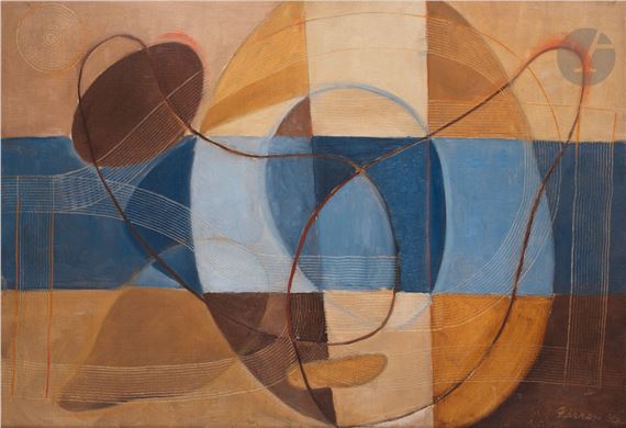 Composition by John Ferren, 1935